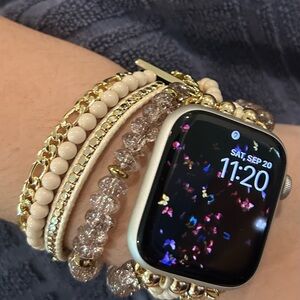 Victoria Emerson  Beaded Bracelet Apple Watch band 44/45 mm